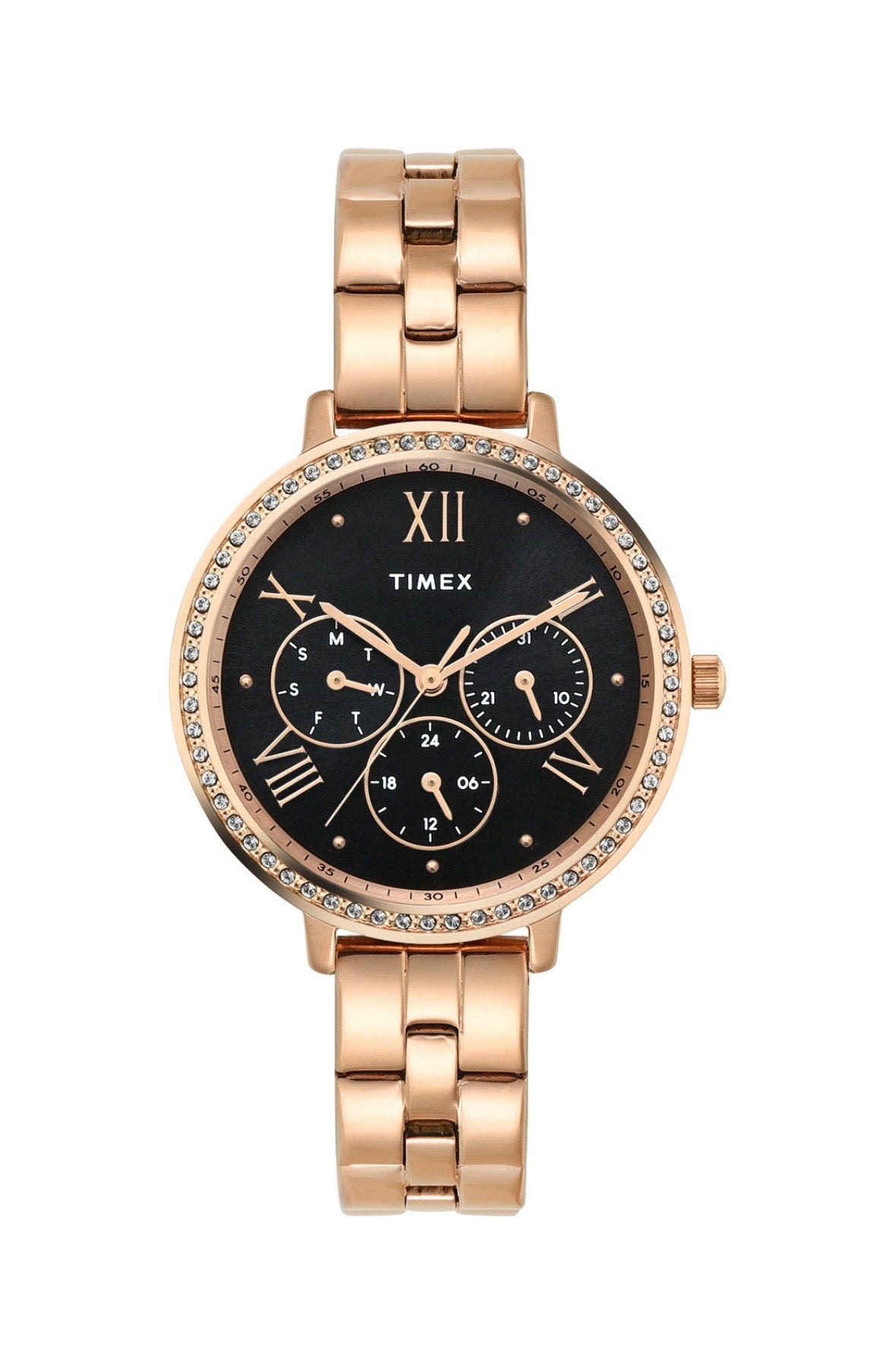 Timex Luxe: Rose Gold & Black