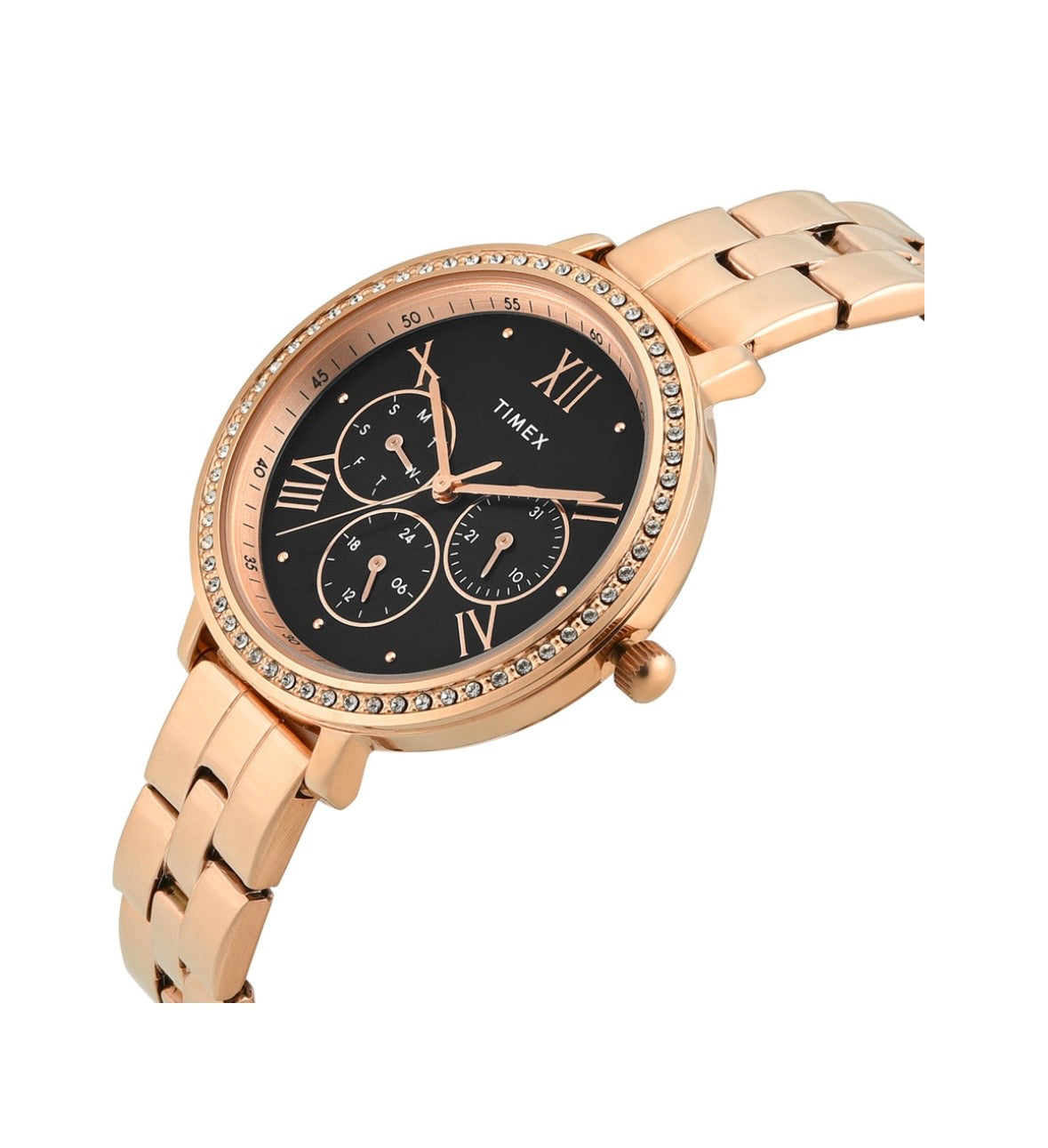 Timex Luxe: Rose Gold & Black