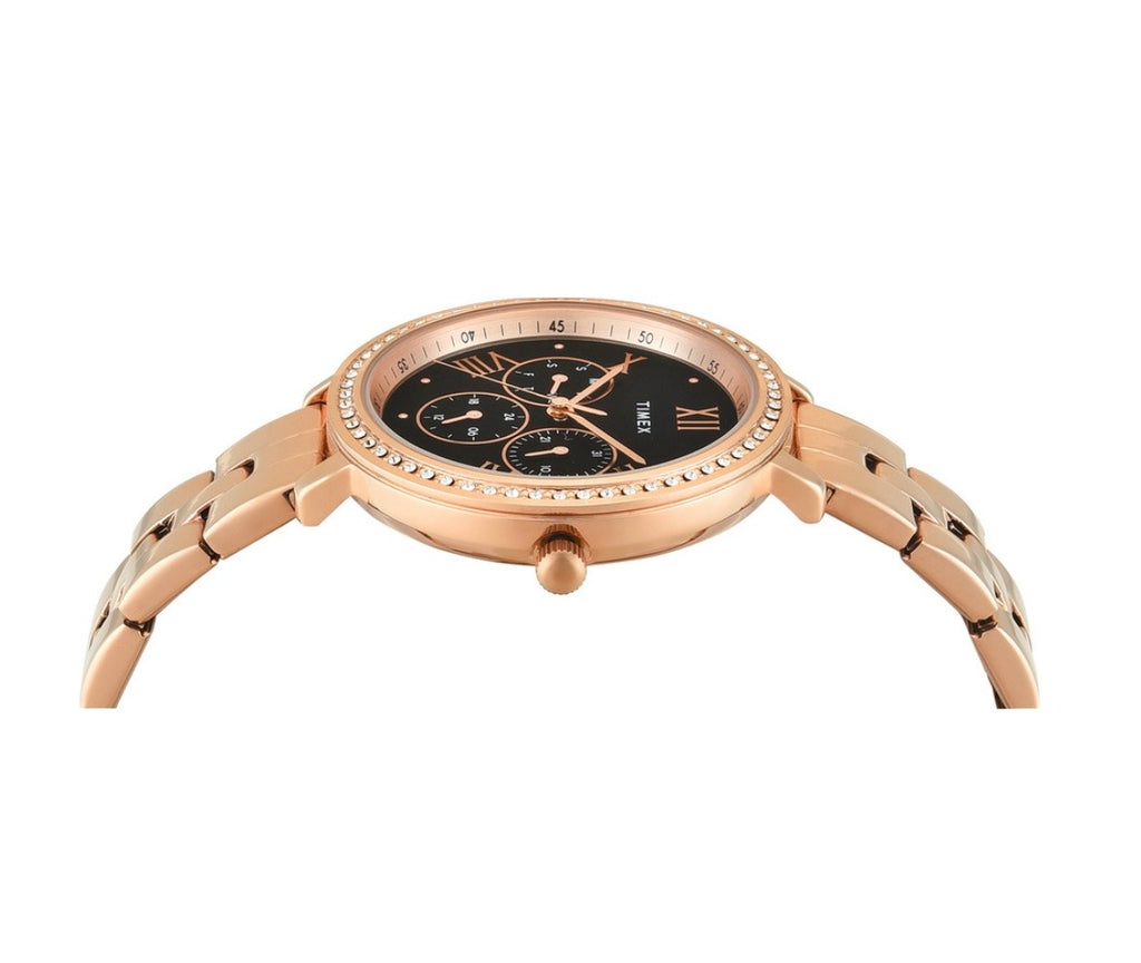 Timex Luxe: Rose Gold & Black