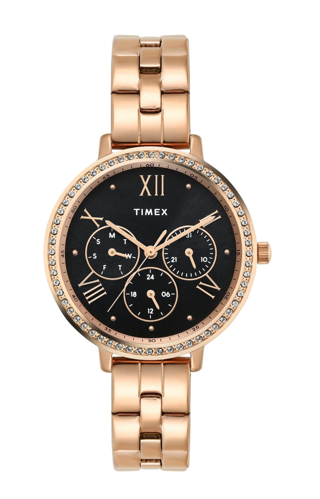 Timex Luxe: Rose Gold & Black