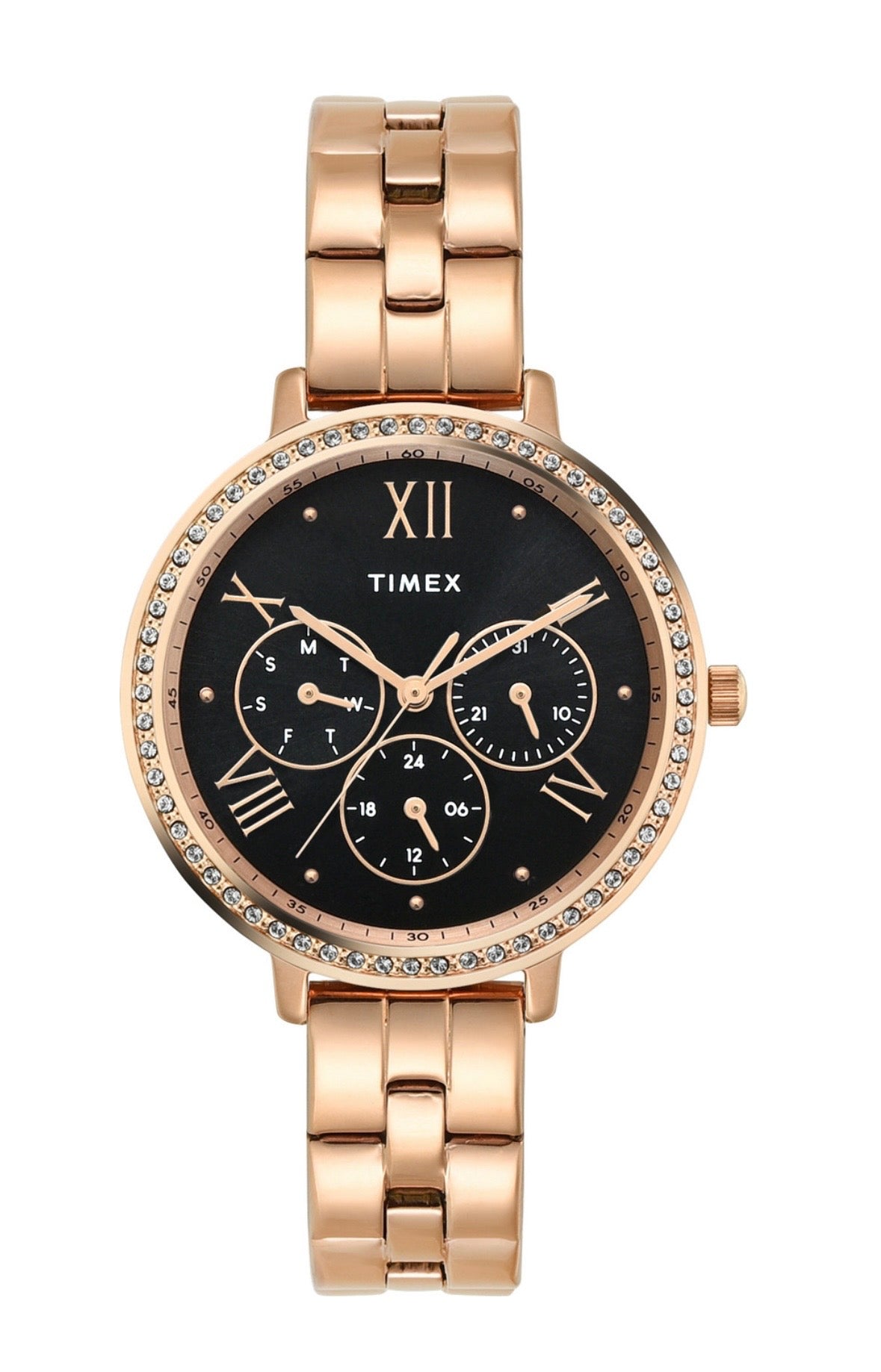 Timex Luxe: Rose Gold & Black