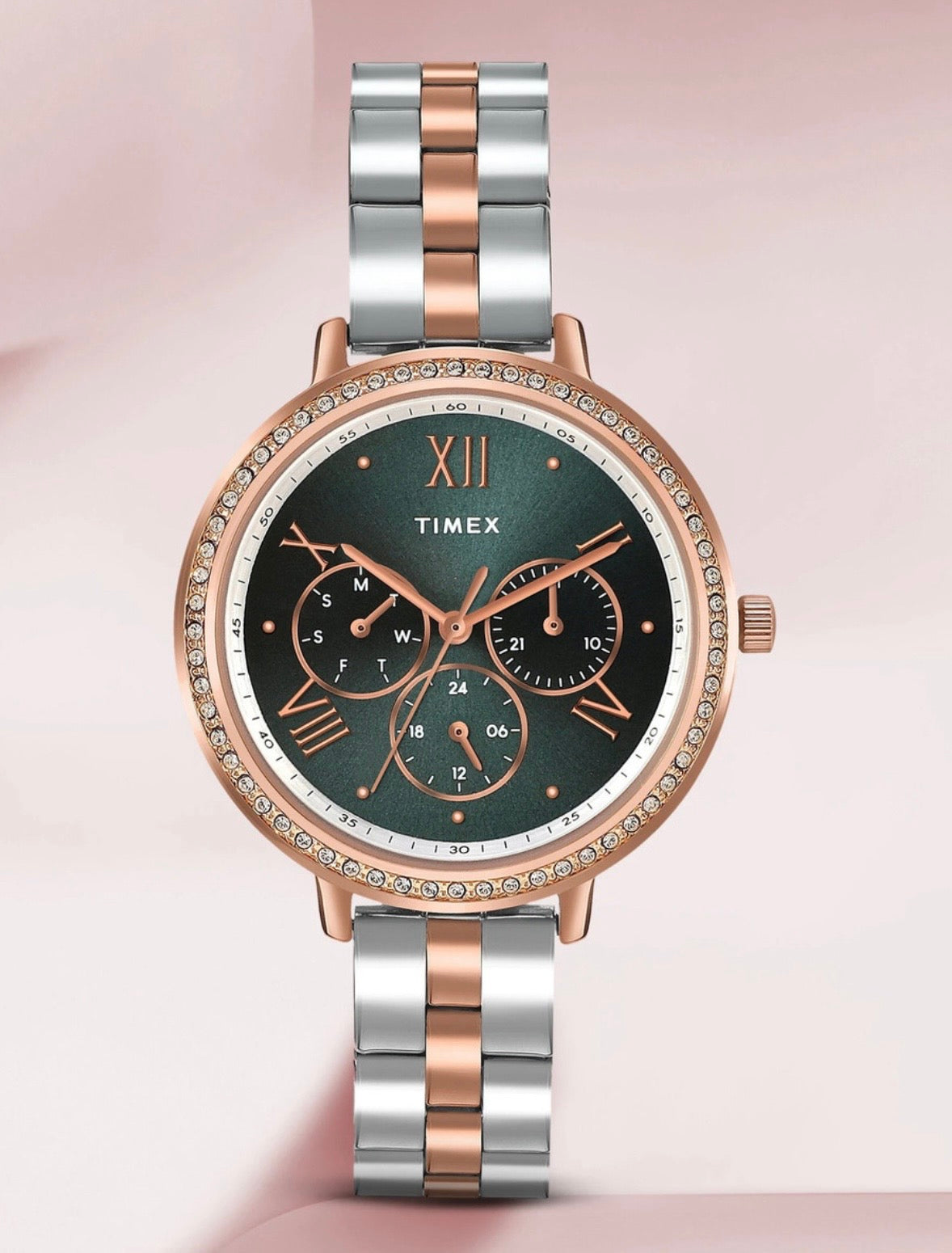 Timex Emerald Elite: Two-Tone Green