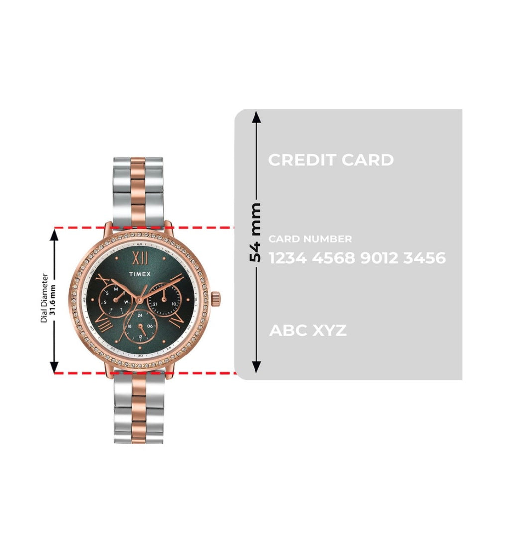 Timex Emerald Elite: Two-Tone Green