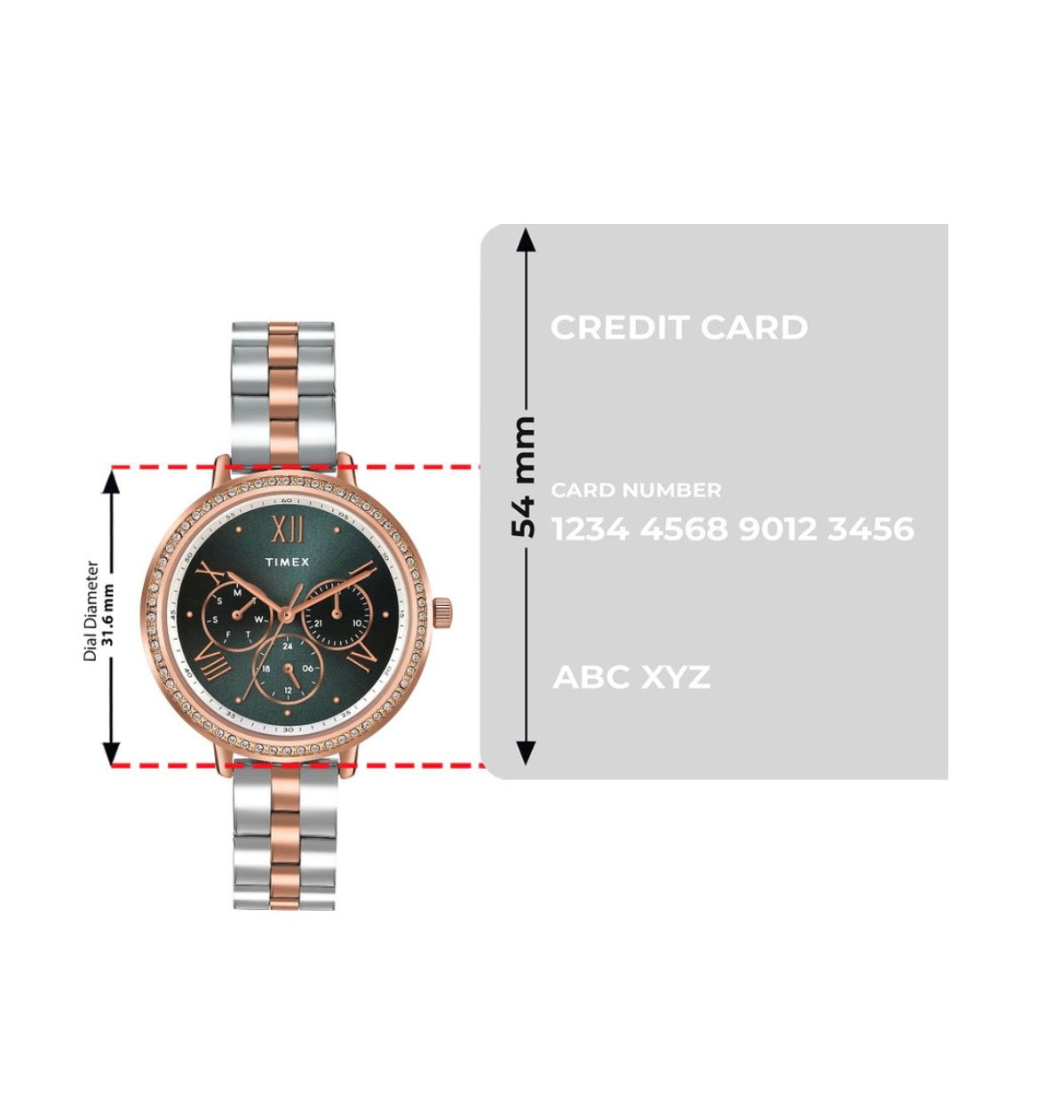 Timex Emerald Elite: Two-Tone Green