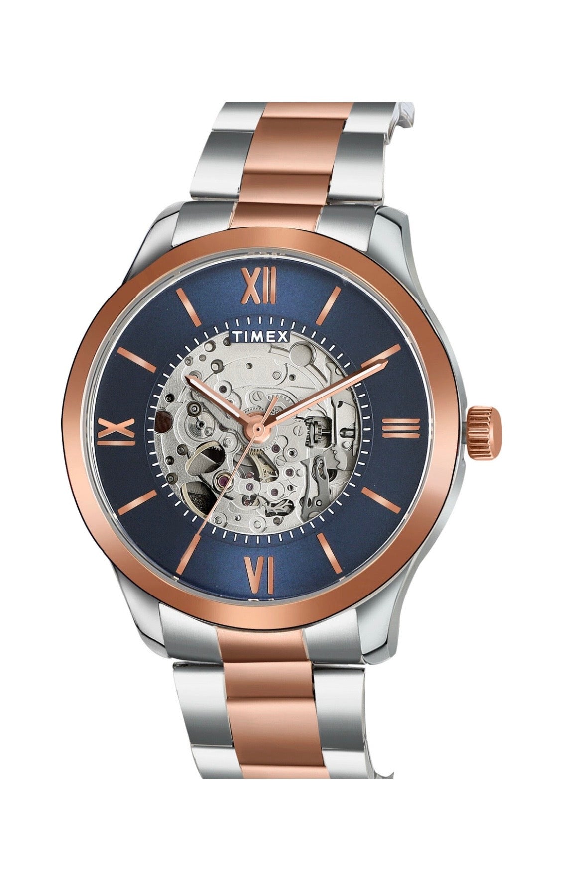Timex Mechanical Masterpiece: Blue Skeleton