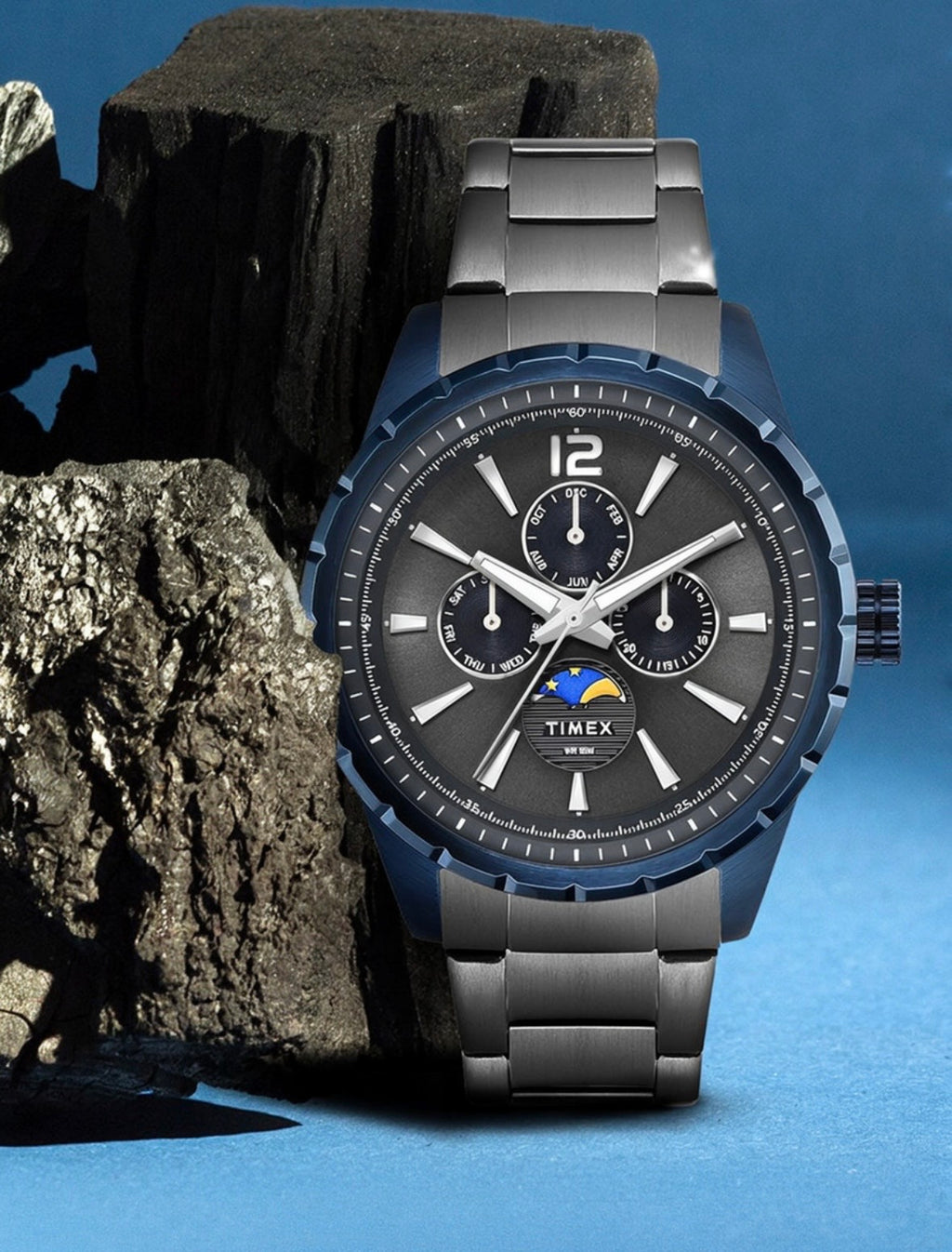 Timex Celestial: Moon Phase Gunmetal
