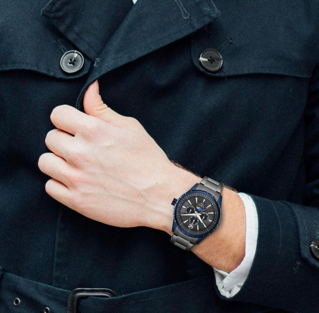 Timex Celestial: Moon Phase Gunmetal
