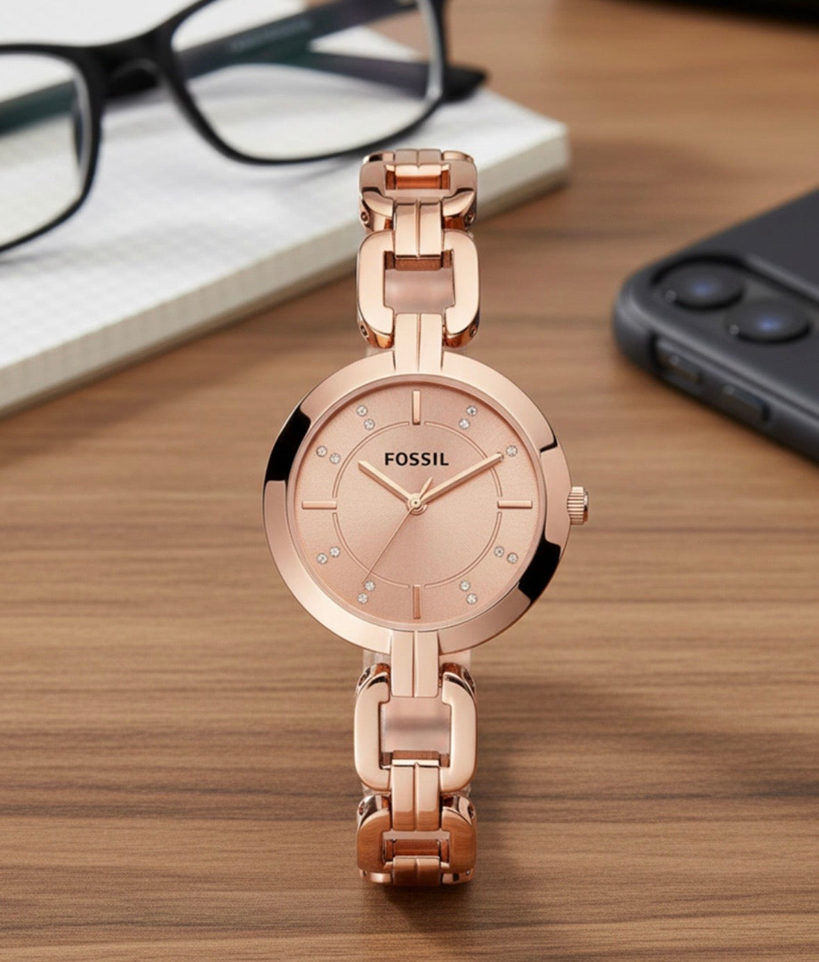 Fossil Luxe: Kerrigan Rose Gold