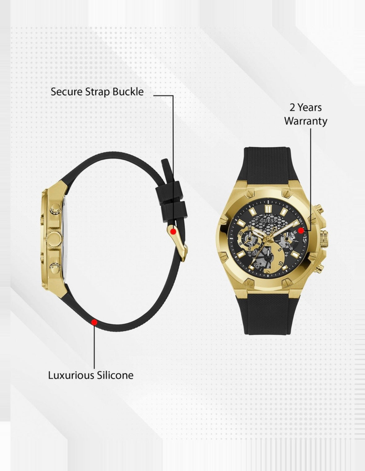 GUESS Apex: Gold Skeleton