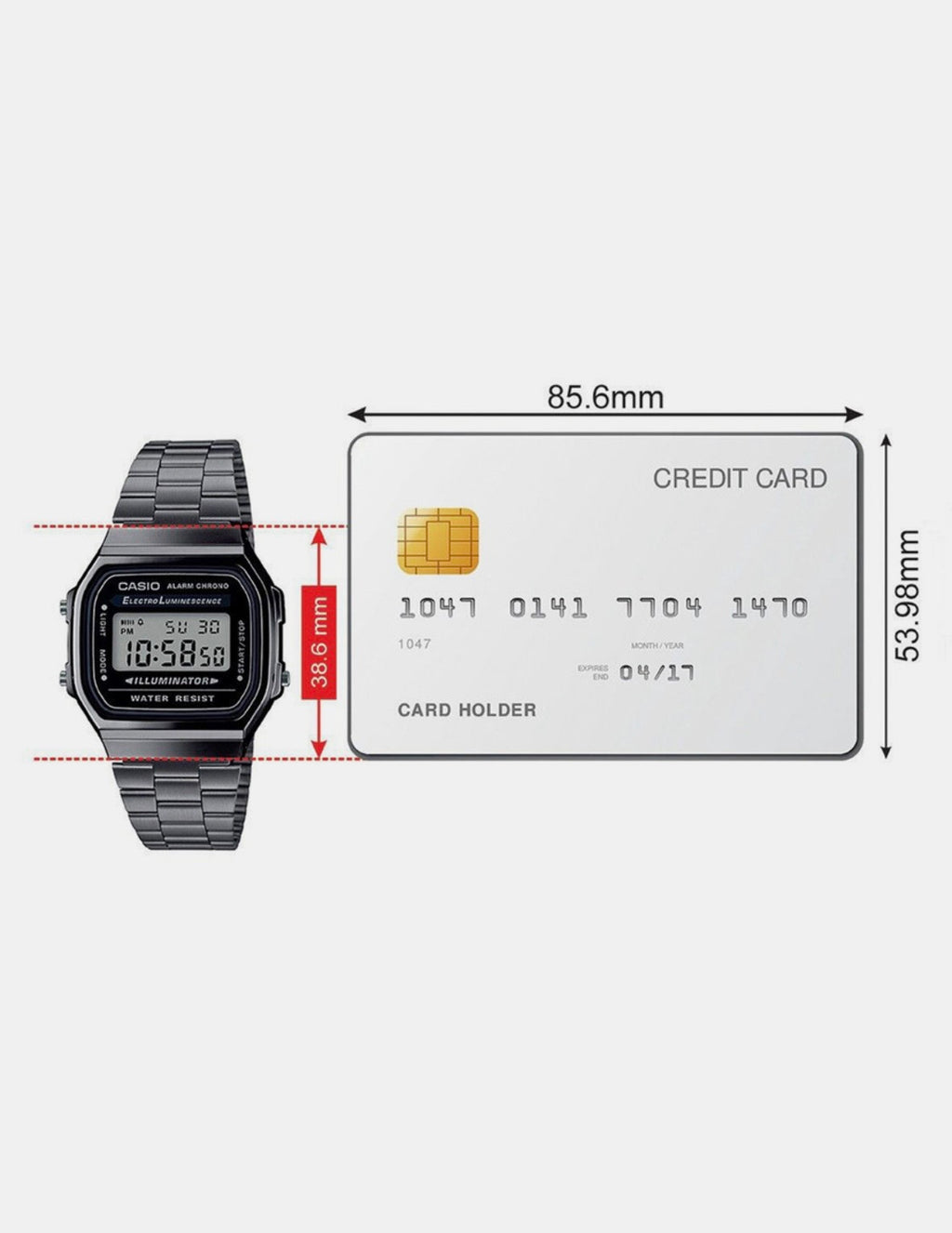 Casio Midnight Heritage: Stealth Black