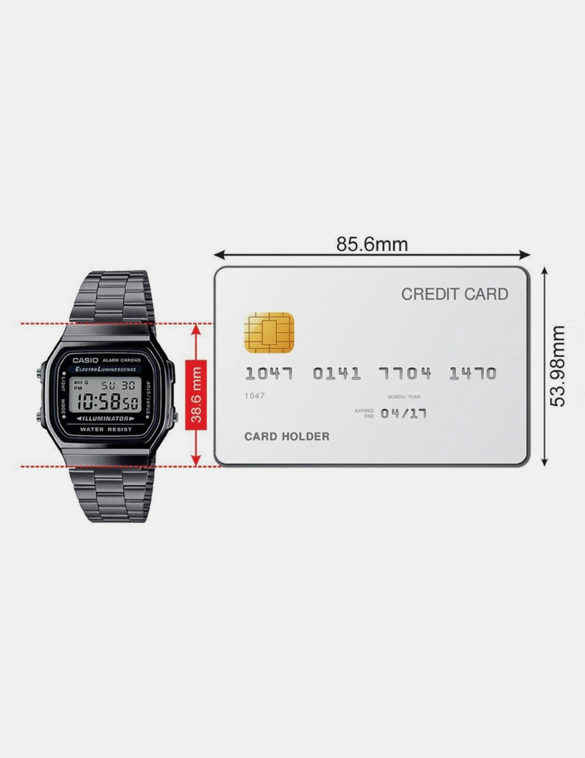 Casio Midnight Heritage: Stealth Black